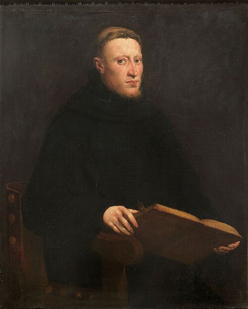 Portrait d'Onofrio Panvinio, 1550, Le Tintoret