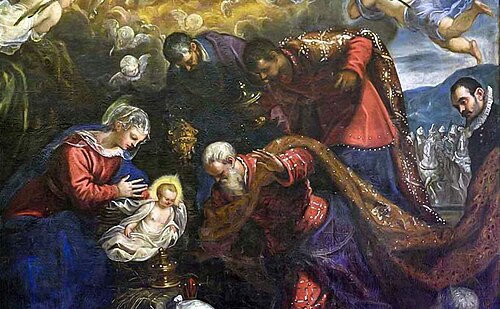 Adoration of the Magi, 1585, Jacopo Tintoretto