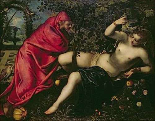 Angelica and the hermit, 1550, Jacopo Tintoretto