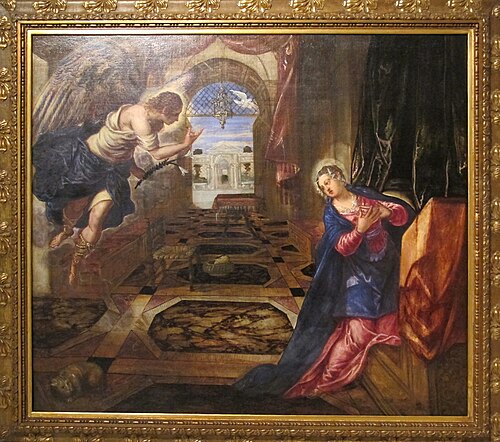 The Annunciation, 1577, Le Tintoret