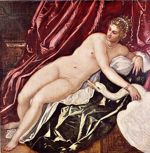 Leda and the Swan, 1553, Jacopo Tintoretto