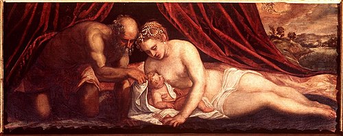 Venus, Vulcan, and Cupid, 1550, Le Tintoret