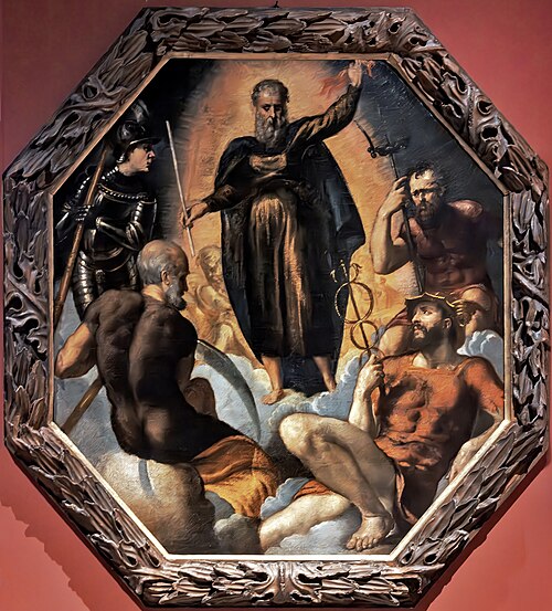 Le Conseil des Dieux, 1540, Le Tintoret