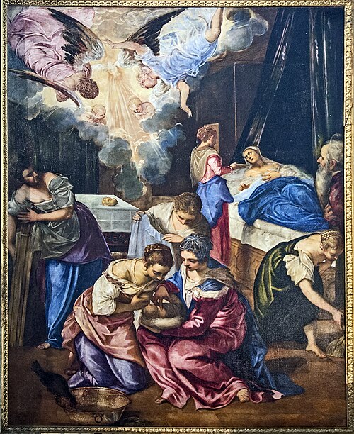 Birth of St. John the Baptist, 1563, Jacopo Tintoretto