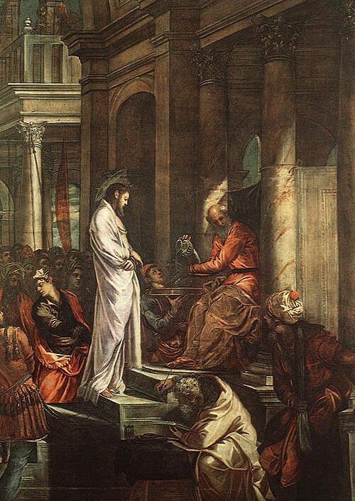 Le Christ devant Pilate, 1565, Le Tintoret