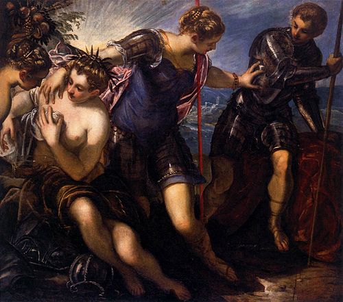 Minerve éloigne Mars de la Paix et de la Prospérité, 1576, Le Tintoret