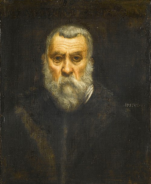 Self-Portrait, 1587, Jacopo Tintoretto