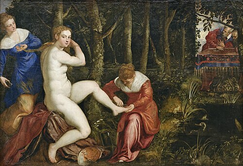 Susannah Bathing, 1550, Jacopo Tintoretto