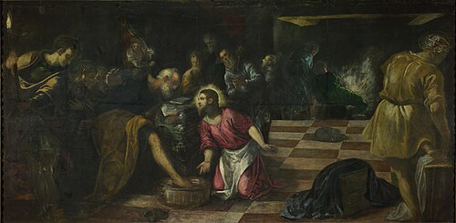 Le Lavement des pieds, 1577, Le Tintoret