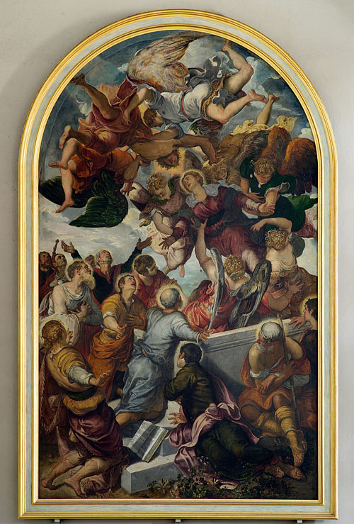 Assumption of Mary, 1550, Jacopo Tintoretto