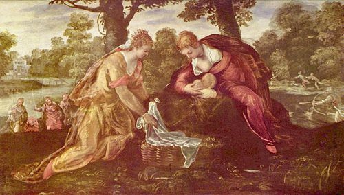 The Finding of Moses, 1550, Jacopo Tintoretto