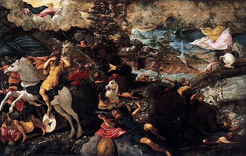 The Conversion of Saint Paul, 1545, Jacopo Tintoretto