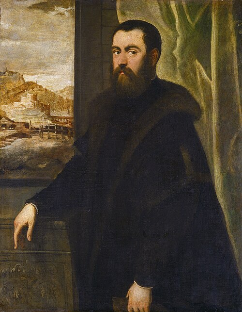 Portrait of a Venetian Senator, 1570, Jacopo Tintoretto