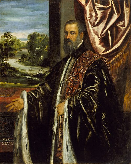 Portrait of Marino Grimani, 1578, Jacopo Tintoretto