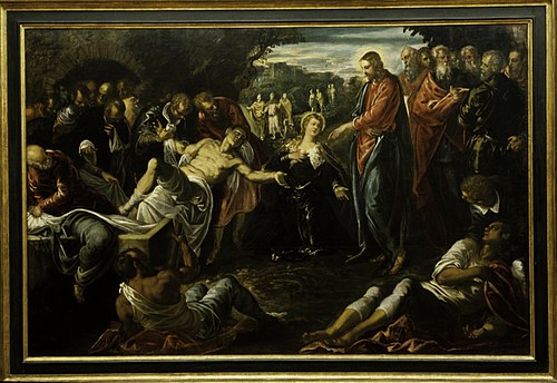 The Raising of Lazarus, 1570, Jacopo Tintoretto