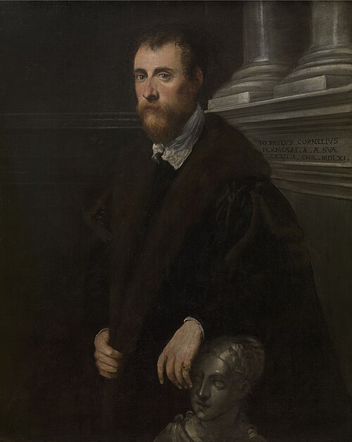 Portrait of the Humanist Giovanni Paolo Cornaro, 1561, Jacopo Tintoretto