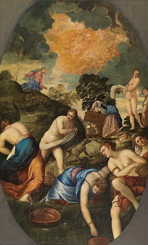 The Purification of the Midianite Virgins, 1550, Jacopo Tintoretto