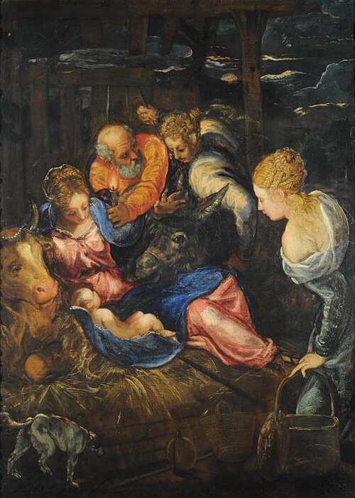Nativity, 1590, Jacopo Tintoretto