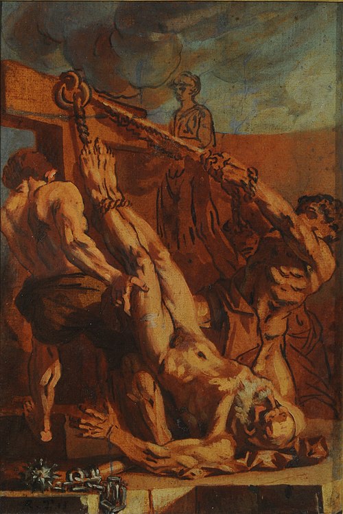 Martyrdom of Saint Peter, 1550, Jacopo Tintoretto