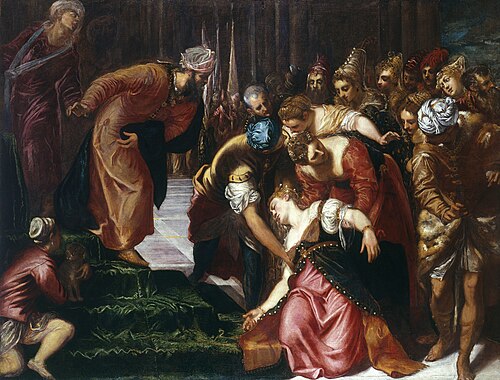 Esther before Ahasuerus, 1547, Jacopo Tintoretto