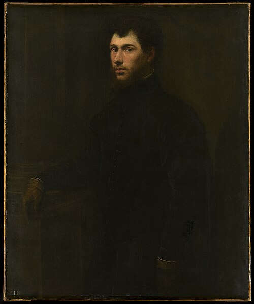 Portrait of a Young Man, 1545, Jacopo Tintoretto