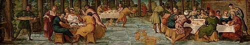Gastmahl des Königs Belsazar, 1543, Jacopo Tintoretto