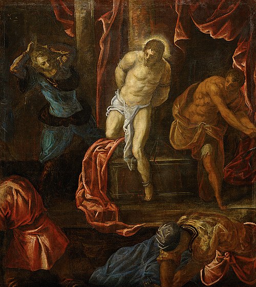 Geisselung Christi, 1587, Jacopo Tintoretto