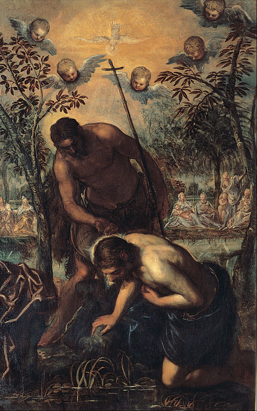 Le Baptème du Christ, 1585, Le Tintoret