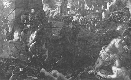 Federico II entra vittorioso in Milano, 1579, Le Tintoret