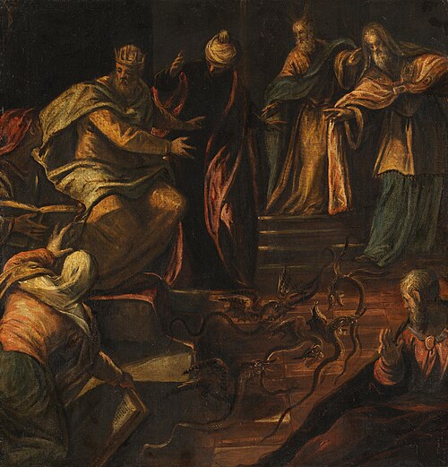 Das mosaische Schlangenwunder (Umkreis), 1556, Jacopo Tintoretto