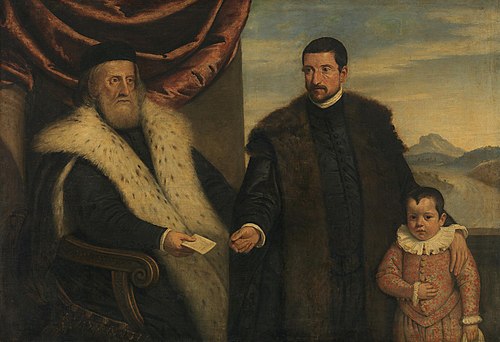 Gruppenbildnis, 1556, Jacopo Tintoretto