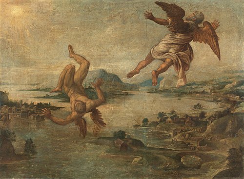 Dédale et Icare, 1556, Jacopo Tintoretto