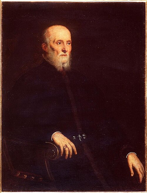 Portrait de Luigi Cornaro, 1560, Le Tintoret