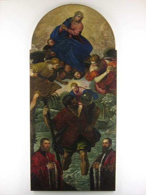Saint Christopher, 1575, Le Tintoret