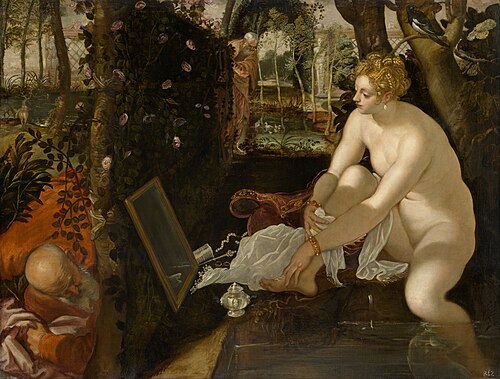 Susanna and the Elders, 1555, Jacopo Tintoretto