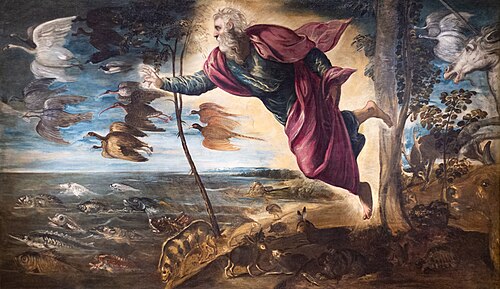 La Création des animaux, 1550, Le Tintoret