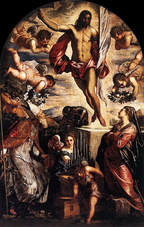 The Resurrection of Jesus Christ, 1565, Jacopo Tintoretto
