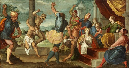 Daniel in Judgment of the Elders, 1575, Jacopo Tintoretto