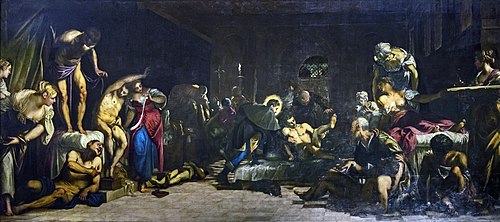 St Roch in the Hospital, 1549, Jacopo Tintoretto