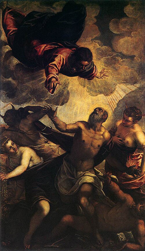 The Temptation of Saint Anthony, 1577, Jacopo Tintoretto