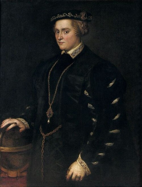 Portrait de Catherine d'Autriche (1533-1572), reine de Pologne, 1556, Le Tintoret