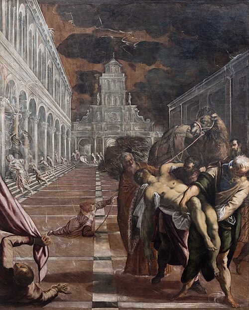 Le corps de saint Marc ramené à Venise, 1564, Le Tintoret