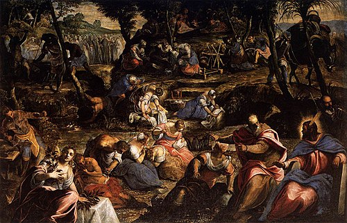 La Manne, 1593, Le Tintoret