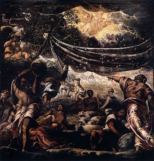 Le miracle de la Manne, 1577, Le Tintoret