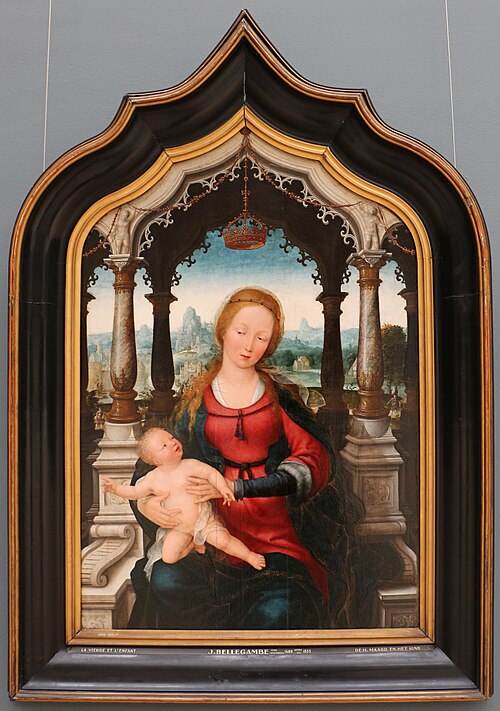 La Vierge à l'Enfant, 1519, Jehan Bellegambe