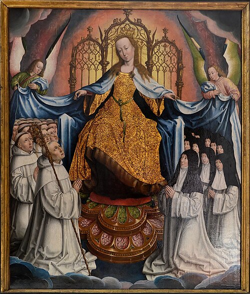 La Vierge protectrice des cisterciens, 1507, Jehan Bellegambe