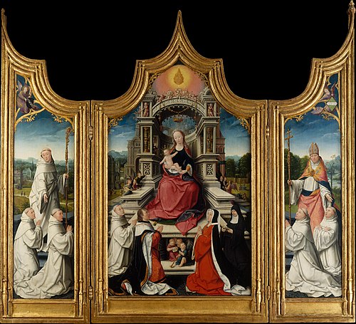 The Le Cellier Altarpiece, 1509, Jehan Bellegambe