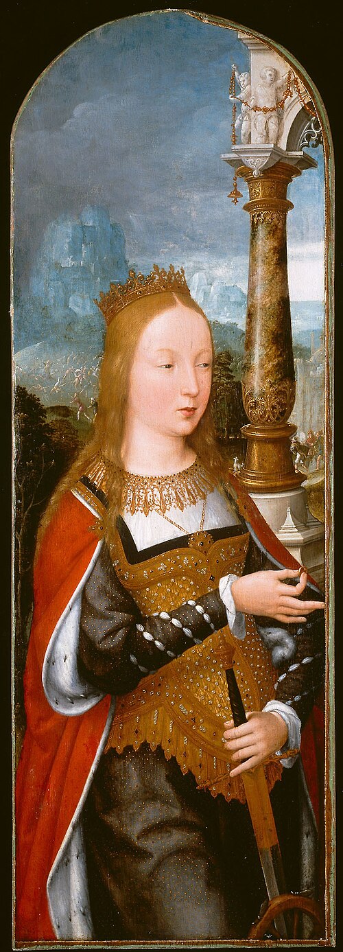 Saint Catherine, 1520, Jehan Bellegambe