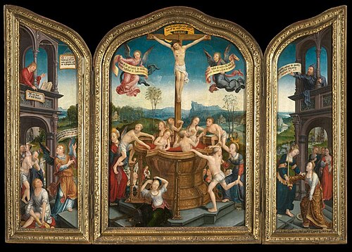 Le Bain Mystique, 1525, Jehan Bellegambe