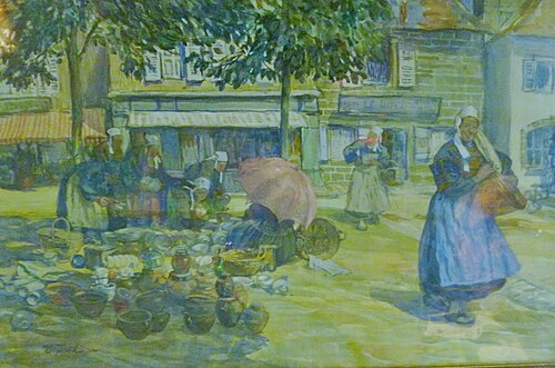 Marché aux faïences au Faouët, , Frédéric Drésel